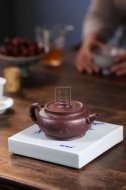 《金砂竹韻》宜興紫砂壺純手工底槽青，段泥泡茶壺