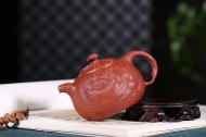 《魚化龍供春》宜興紫砂壺高級(jí)工藝美術(shù)師手工茶壺茶具大紅袍供春
