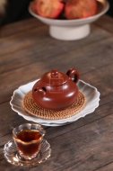 《沁泉壺》宜興紫砂壺工藝美術師手工大紅袍泡茶壺具