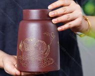 品名：精美茶倉。泥料：原礦優(yōu)質紫泥