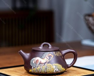 精工作品推薦！品名：馬到成功，泥料：原礦