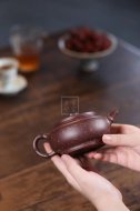 《金砂竹韻》宜興紫砂壺純手工底槽青，段泥泡茶壺